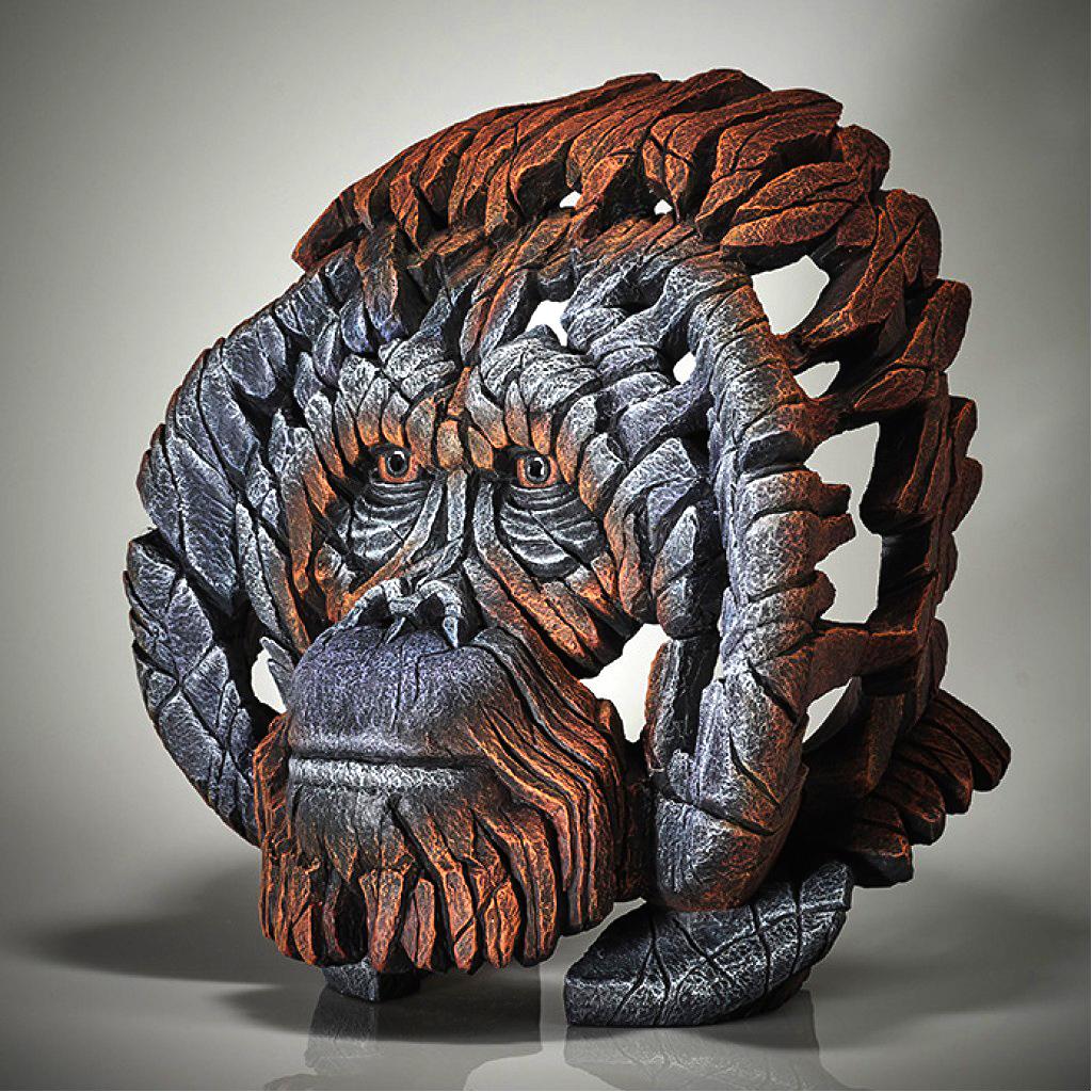 Orangutan Bust - EDGE Sculpture EDB29