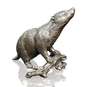 Badger - Bronze Sculpture - Keith Sherwin 1167