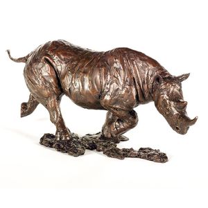 Taking Charge - Rhino Sculpture - Michael Simpson - DeMontfort SSIP015