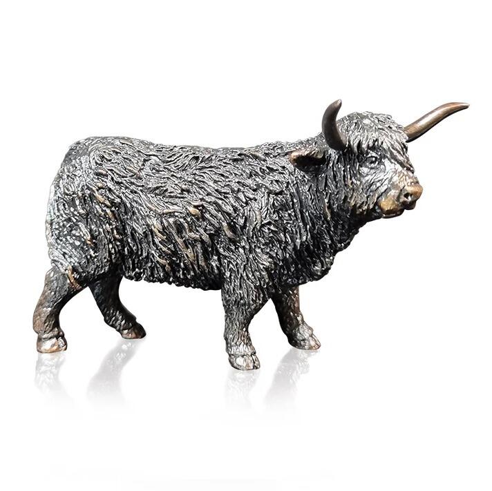 Highland Cow by Keith Sherwin - Bronze Sculpture - 1212