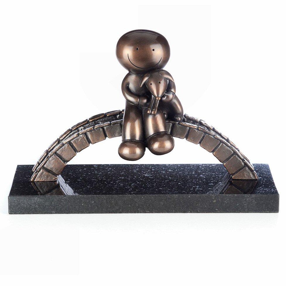 Watching The World Go By Bronze Sculpture By Doug Hyde DeMontfort