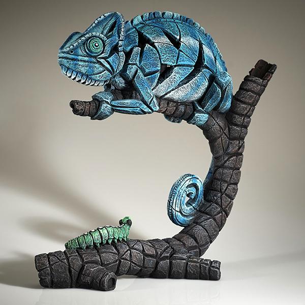 Chameleon - Blue - EDGE Sculpture ED42BL - Matt Buckley