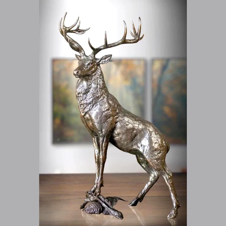 Majesty - Bronze Stag Sculpture - Michael Simpson 1187