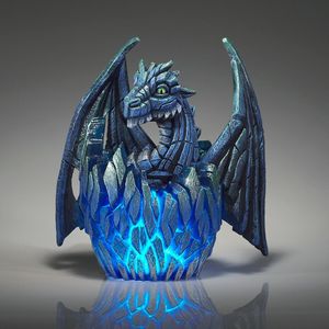 Dragon Egg Illumination - Blue - EDGE Sculpture EDL01B - Matt Buckley