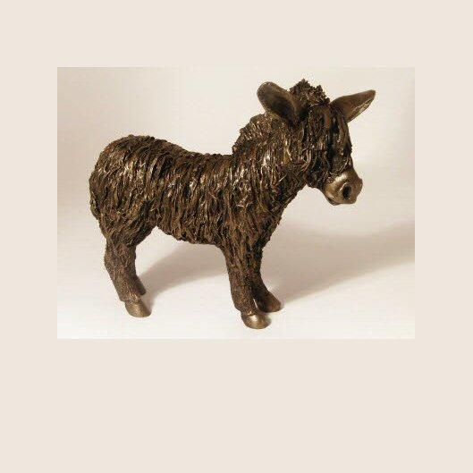 Frith Sculpture Dylis   Donkey Bronze MIn  VB011  Veronica Ballan 