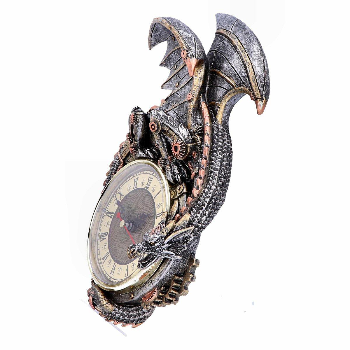 Clockwork Combustor - Steampunk Dragon Clock - Nemesis Now U4775P9