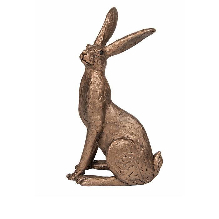 Tobias - Sitting Hare - Bronze Sculpture - Thomas Meadows TM070