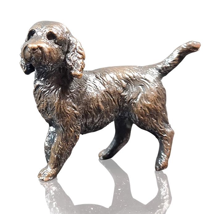 Cockapoo - Bronze Dog Sculpture - Michael Simpson -1152