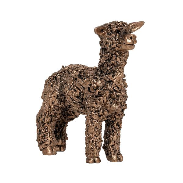 Alpaca Standing - MINIMA Bronze Sculpture - Veronica Ballan VBM017