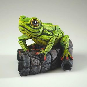 African Tree Frog - Green - EDGE Sculpture ED43G - Matt Buckley