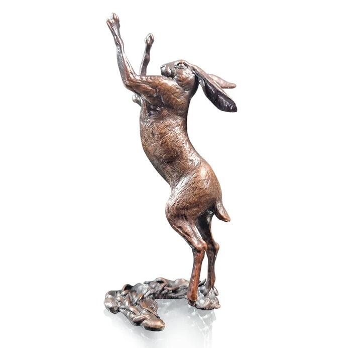 Hare Boxing - Bronze Sculpture by Dean Kendrick - small 1234
