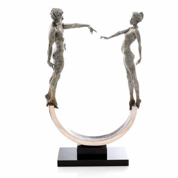 Unity - Bronze Sculpture by Carl Payne - DeMontfort SPAC042