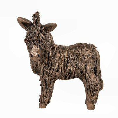 Dilys the Donkey - MINIMA Bronze Sculpture - Veronica Ballan VBM011