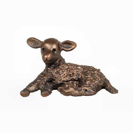 Lara - New Born Lamb - MINIMA Bronze Sculpture Veronica Ballan VBM012