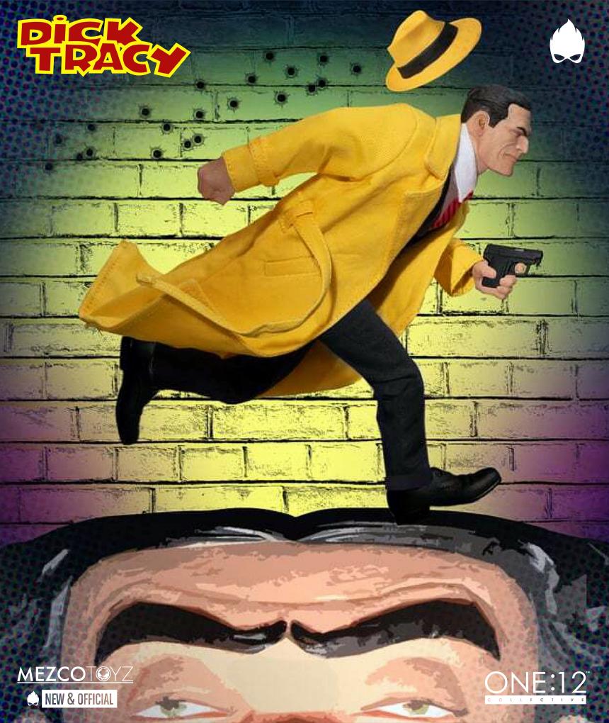 MEZCO - One:12 Collective Dick Tracy 1/12 Scale Dick Tracy Vs Flattop ...