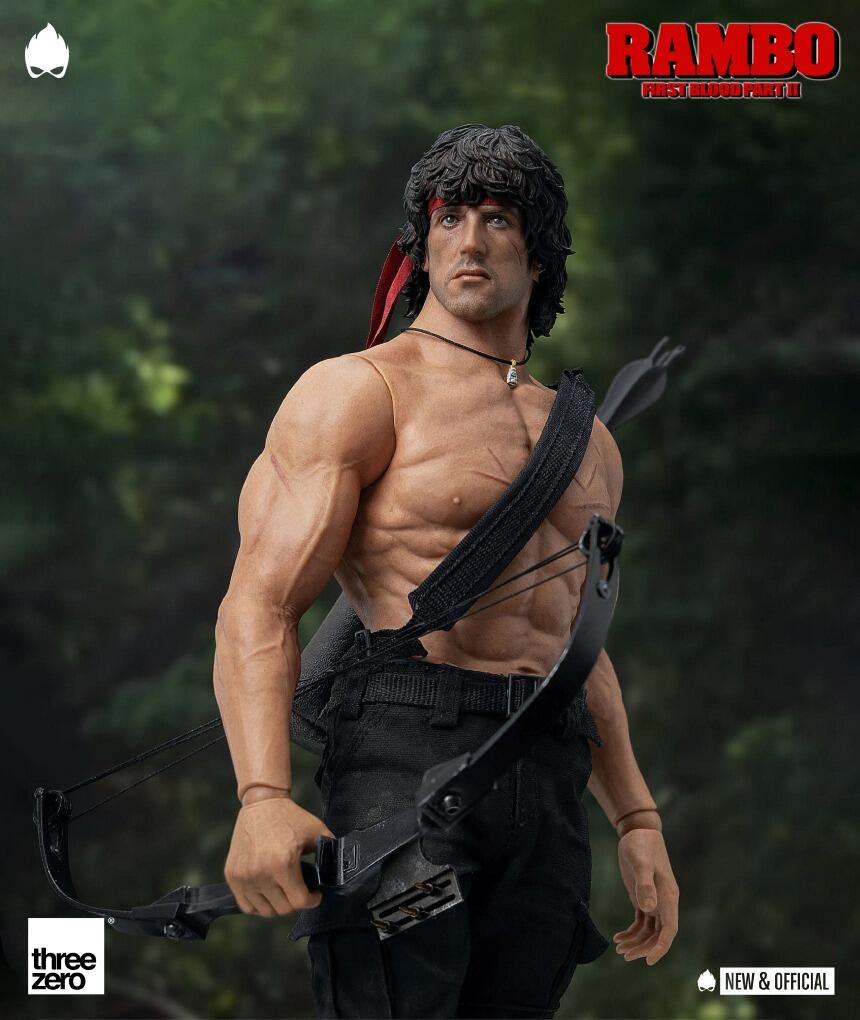 ThreeZero - Rambo: First Blood Part II Action Figure 1/6 Scale