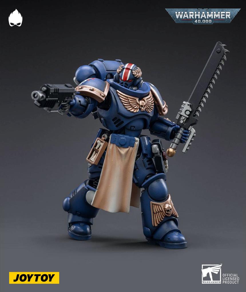 JOYTOY - Warhammer 40K Action Figure 1/18 Scale Ultramarines Primaris ...