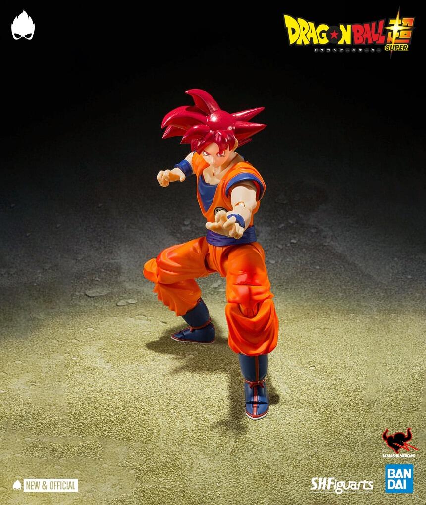 Dragon Ball Super S.H.Figuarts Super Saiyan God Goku (Saiyan God