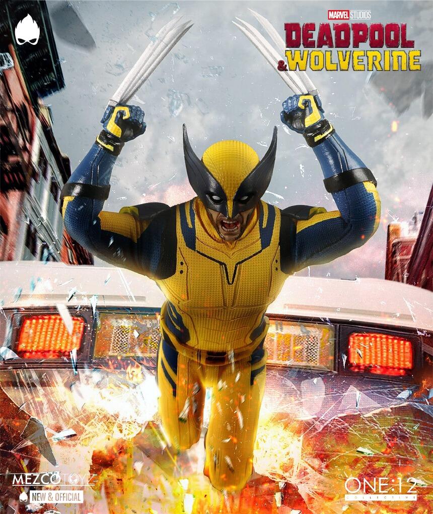 MEZCO - One:12 Collective Deadpool & Wolverine Action Figure 1/12