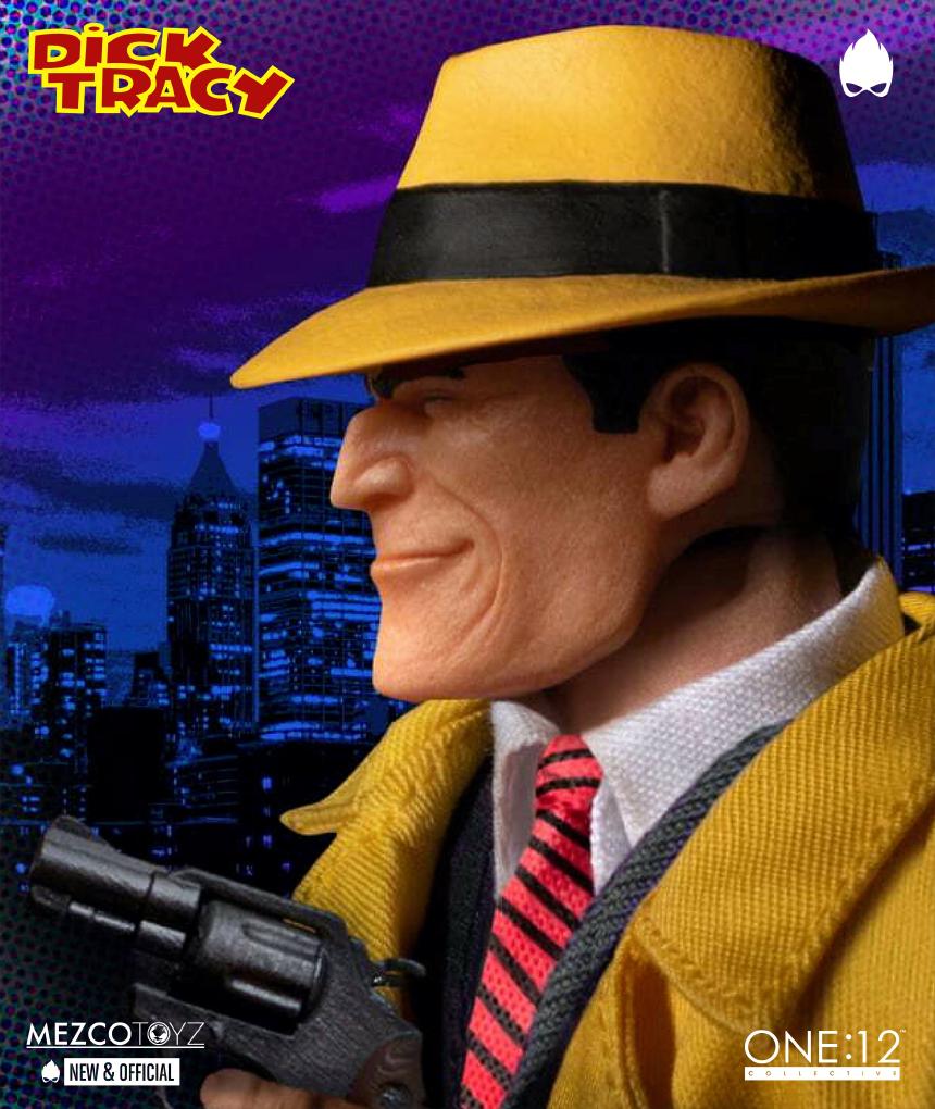 MEZCO - One:12 Collective Dick Tracy 1/12 Scale Dick Tracy Vs Flattop ...