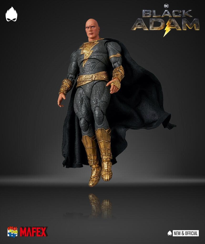 マフェックス MAFEX BLACK ADAM (GOLD SUIT Medicom MAFEX - Black Adam Action Figure 1/12 Scale Black Adam