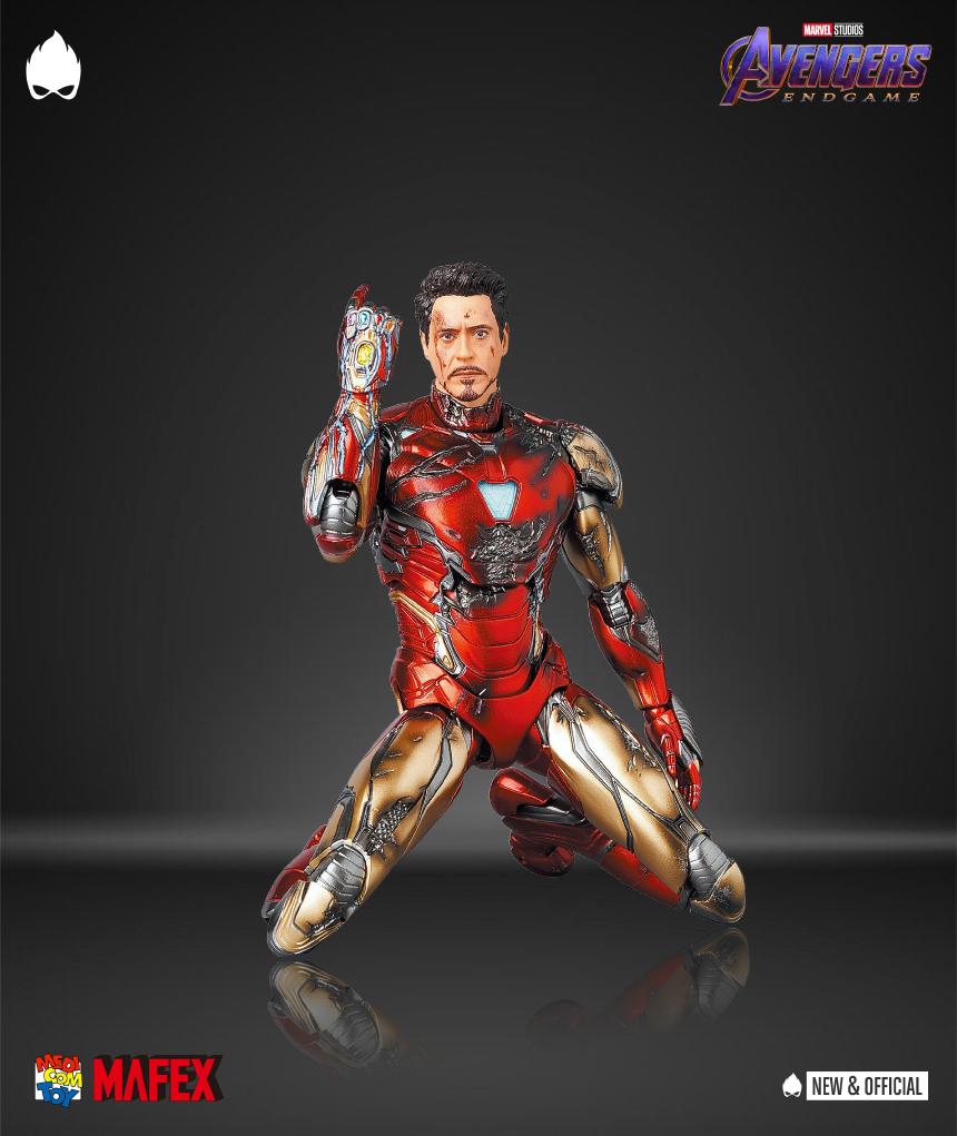 Medicom MAFEX - Avengers: Endgame Action Figure 1/12 Scale Iron Man MK85  (Battle Damaged Ver.)