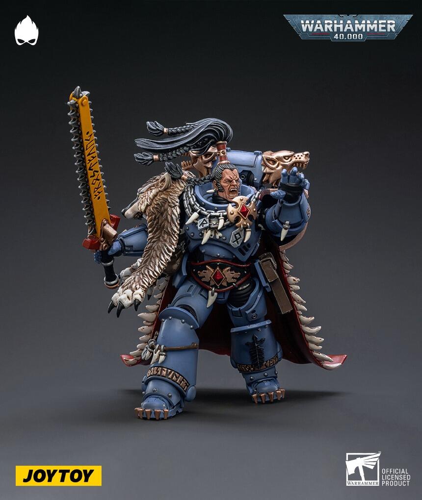 JOYTOY - Warhammer 40K Action Figure 1/18 Scale Space Wolves Ragnar ...