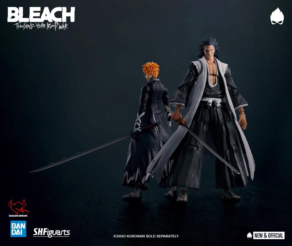 BLEACH - Kenpachi Zaraki - Figurine S.H. Figuarts 17cm : :  Figurine Bandai Tamashii Nations Bleach