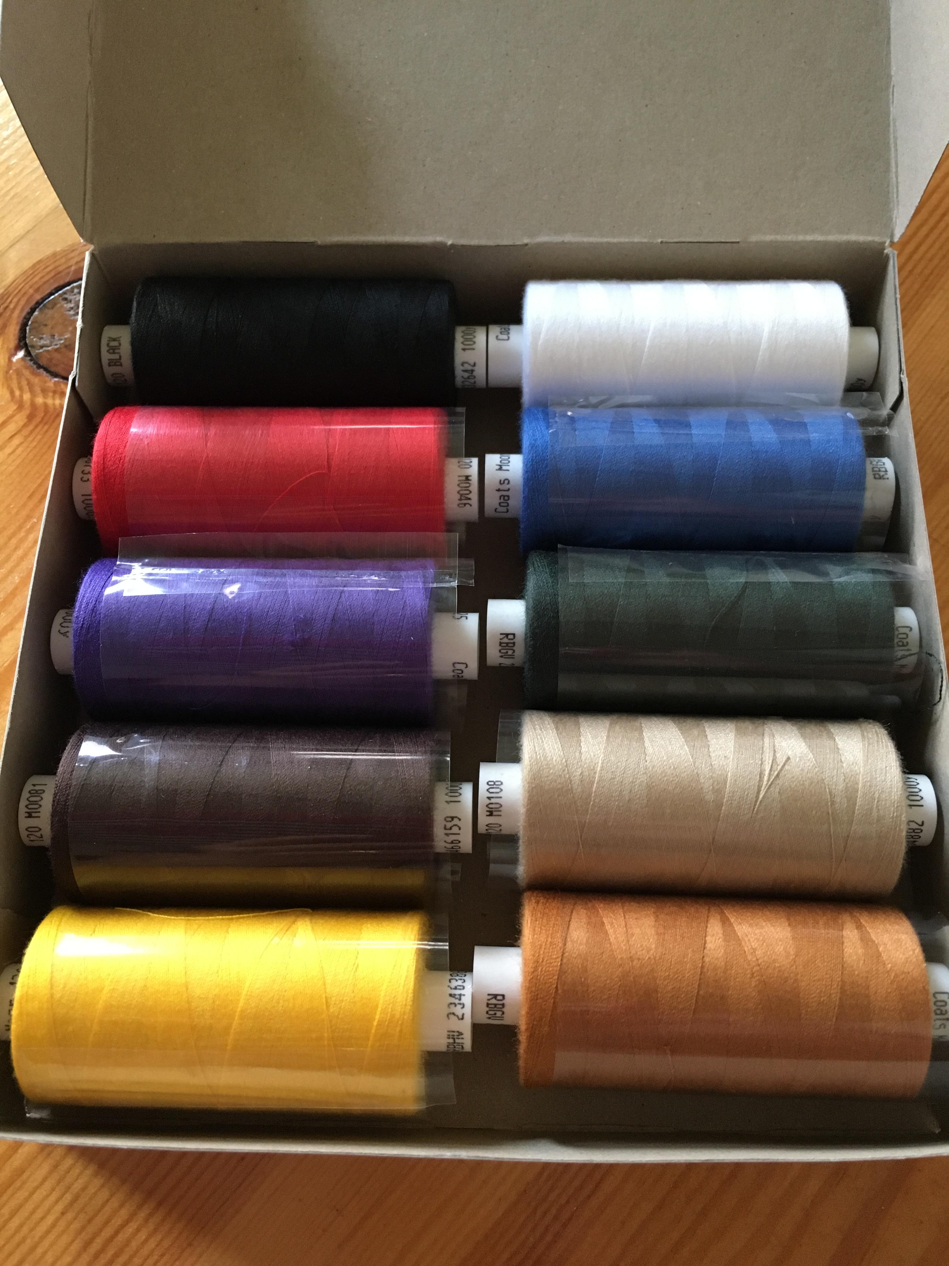 Box 13 Coats Moon Thread (box of 13)