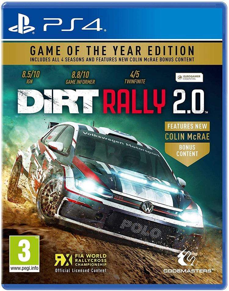 Dirt Rally 2.0 ps4
