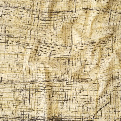 Brush Print - 100% Cotton Fabric - Hand-Brushed - Yellow - Contrast