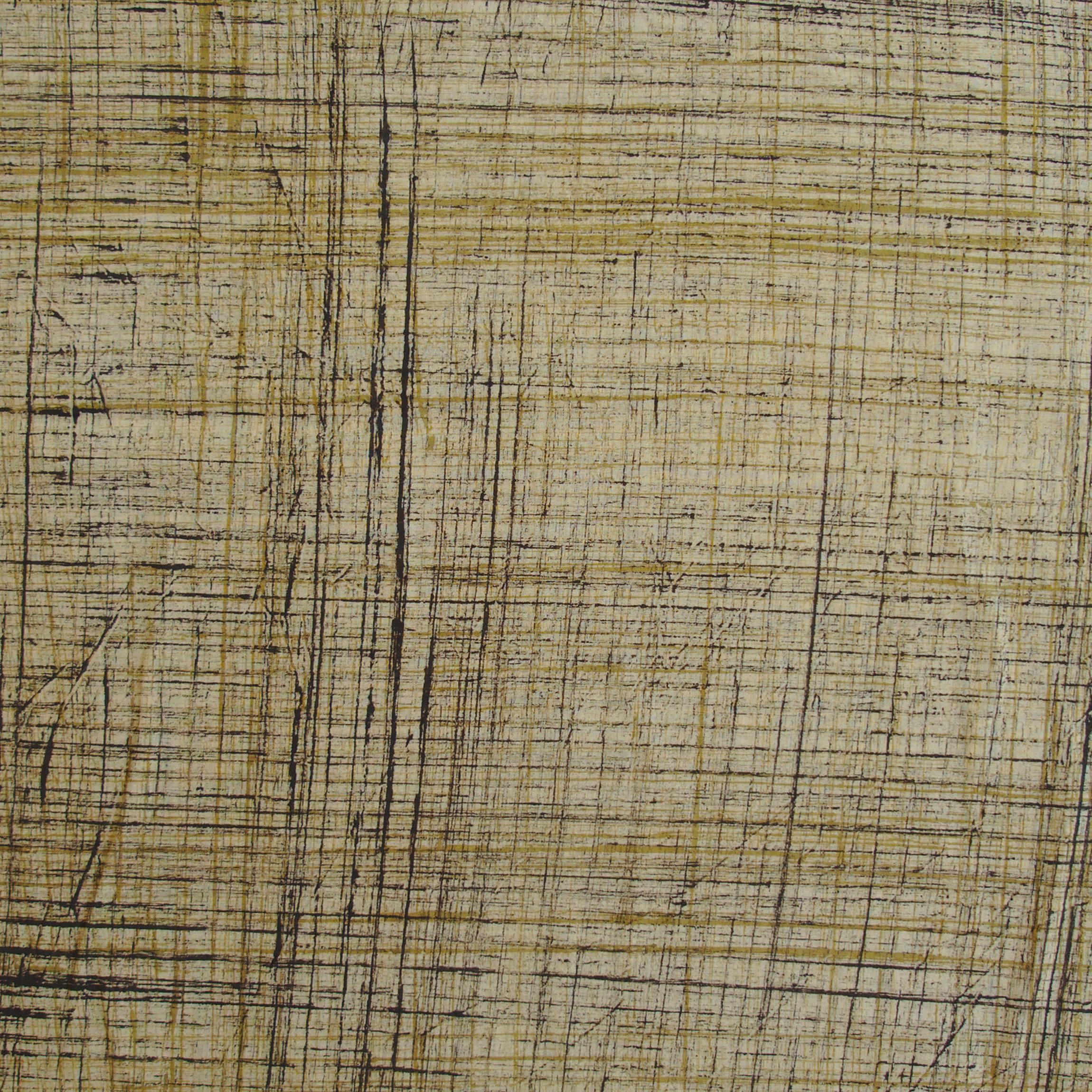 ARB01 - Brush-Printed Fabric - 100% Cotton - Ajrak - Yellow - Flat - Live