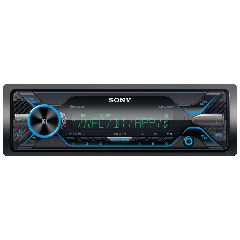 Sony DSX-A416BT Bluetooth Car Stereo Front USB AUX iPhone Android MP3 Flac  Radio