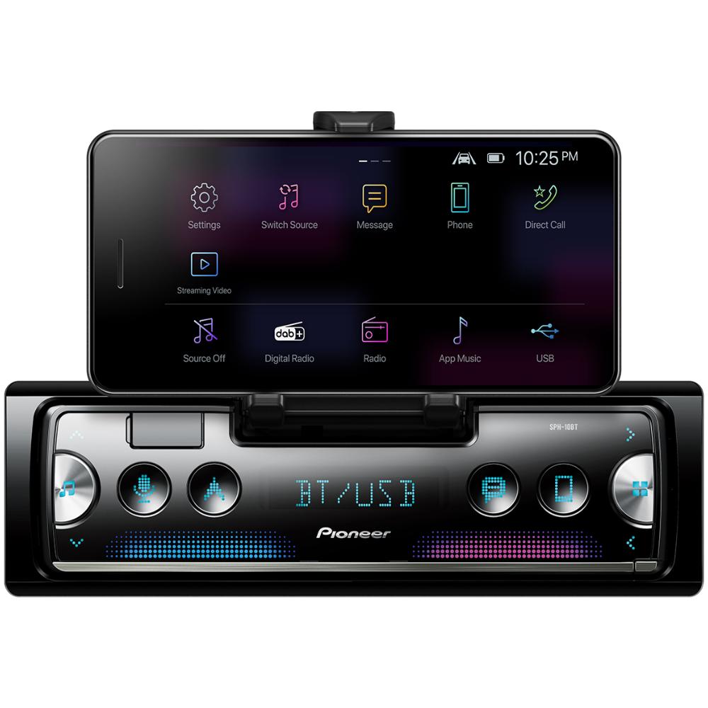 Pioneer SPH-10BT Car Stereo Smartphone Holder Single Din Bluetooth USB Spotify