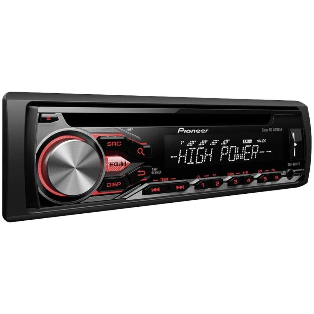 Pioneer DEH-4800FD, Car Stereo High Power 4x100 iPod iPhone
