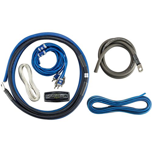 Kicker Amplifier Wiring Kit OFC Oxygen Free Copper 4 AWG C Series Car Amp 46CK4