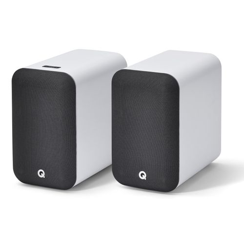 Q Acoustics M20 Wireless Powered Bookshelf Speakers aptX HD Bluetooth 5 White