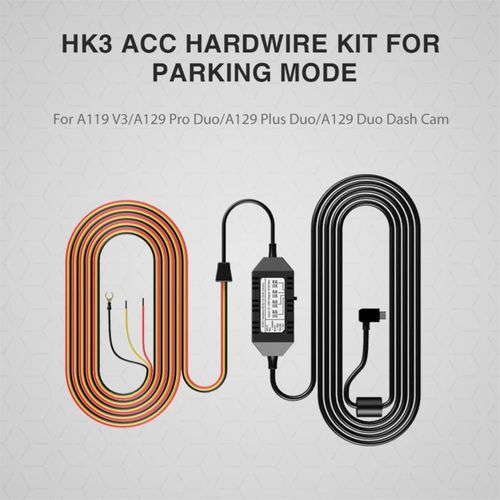 Viofo HK3 Hardwire Parking Mode Power Cable for A119 V3 & A129 Dash Cam Camera