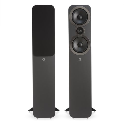 Q Acoustics 3050i Floorstanding HI-FI Home Cinema Loud Speakers Graphite Grey