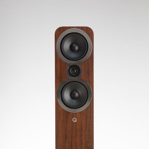 Q Acoustics 3050i Floorstanding HI-FI Home Cinema Loud Speakers English Walnut