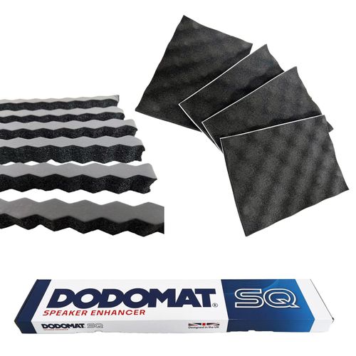 Dodo Mat SQ Speaker Enhancer 6x Flex Strips & 4x Liner Pads Wave Acoustic Foam