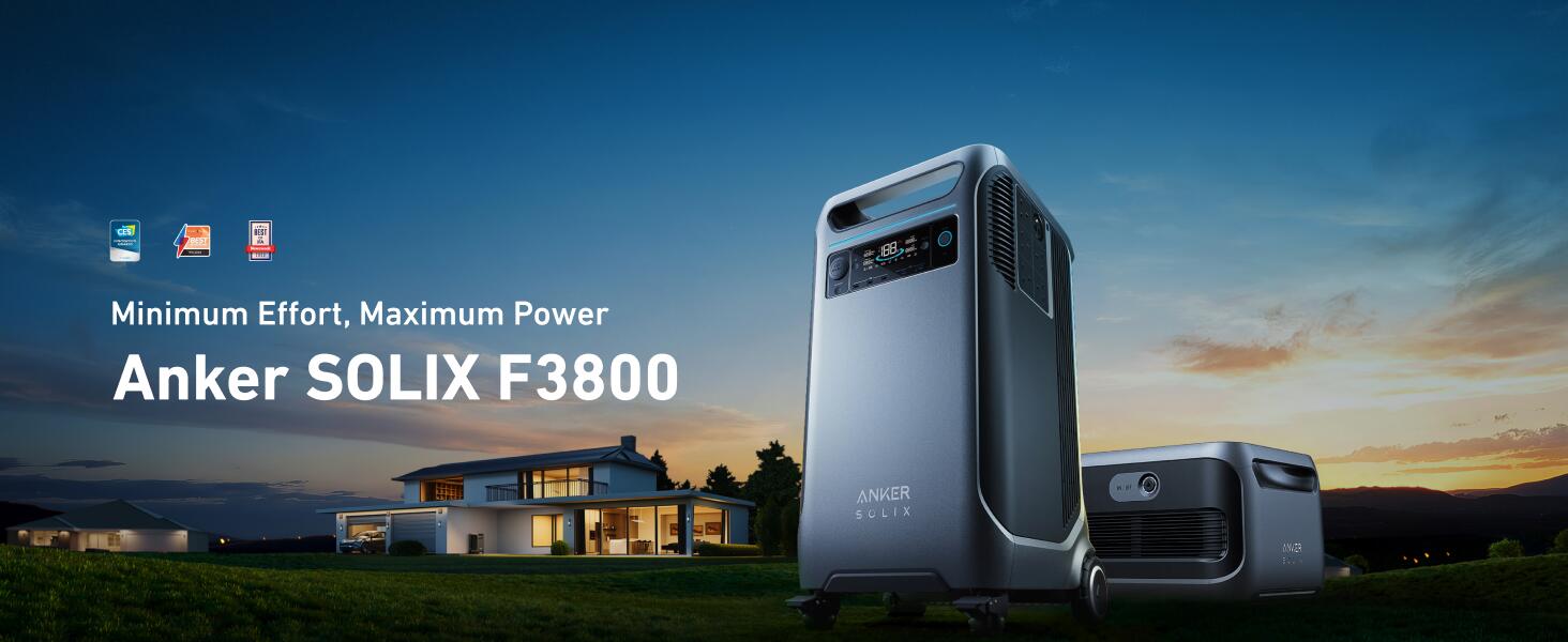 Anker SOLIX BP3800 Expansion Battery 3840Wh for SOLIX F3800