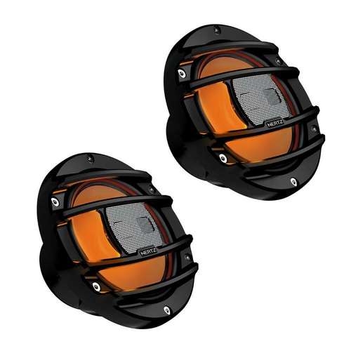 Hertz HMX 8 S LD PowerSports 8" Coaxial Marine Boat Speakers LED Array 100w RMS