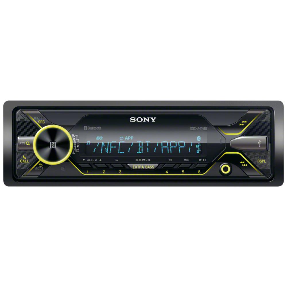 Sony DSX-A416BT Bluetooth Car Stereo Front USB AUX iPhone Android MP3 Flac  Radio