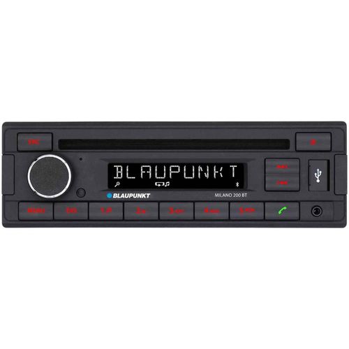 Blaupunkt Milano 200 BT Car Stereo CD Bluetooth Front USB AUX Retro OEM Look