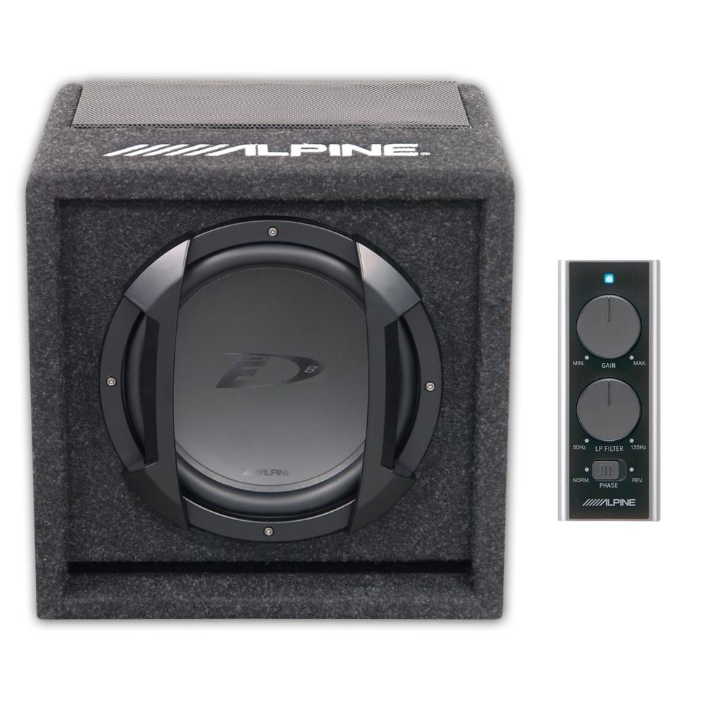 Alpine SWE-815 Subwoofer with remote
