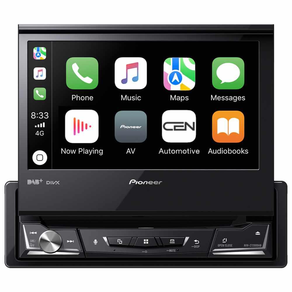 Pioneer AVH-Z7200DAB 7" Flip Out Motorised Apple CarPlay Bluetooth Car Stereo