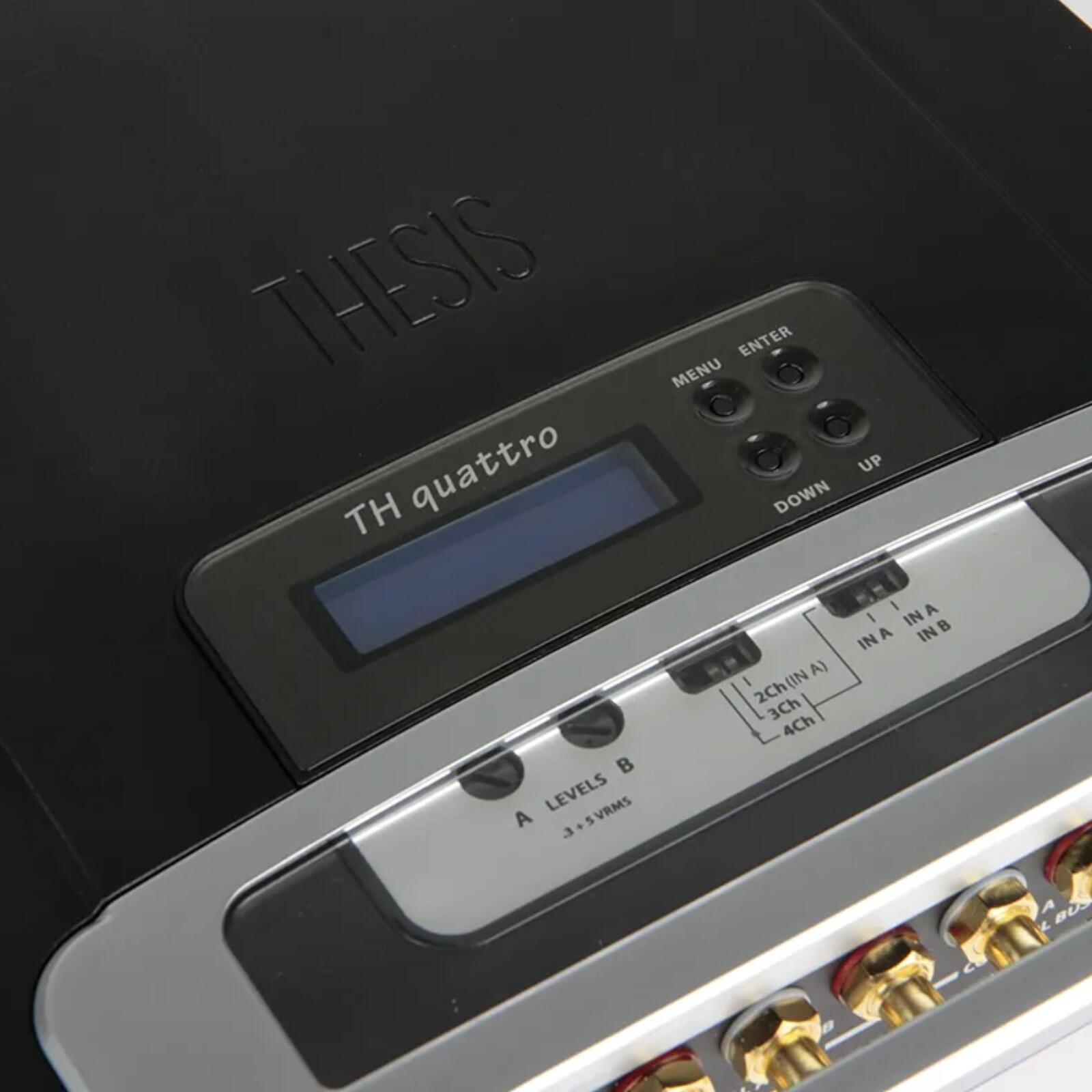 Audison Thesis TH Quattro Amplifier Class A B 4 Channel Stereo Amp
