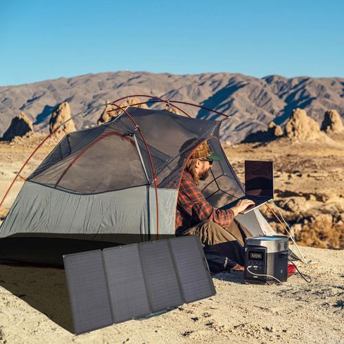 EcoFlow 160w Portable Solar Panel Foldable & Durable Adjustable Kickstand Case