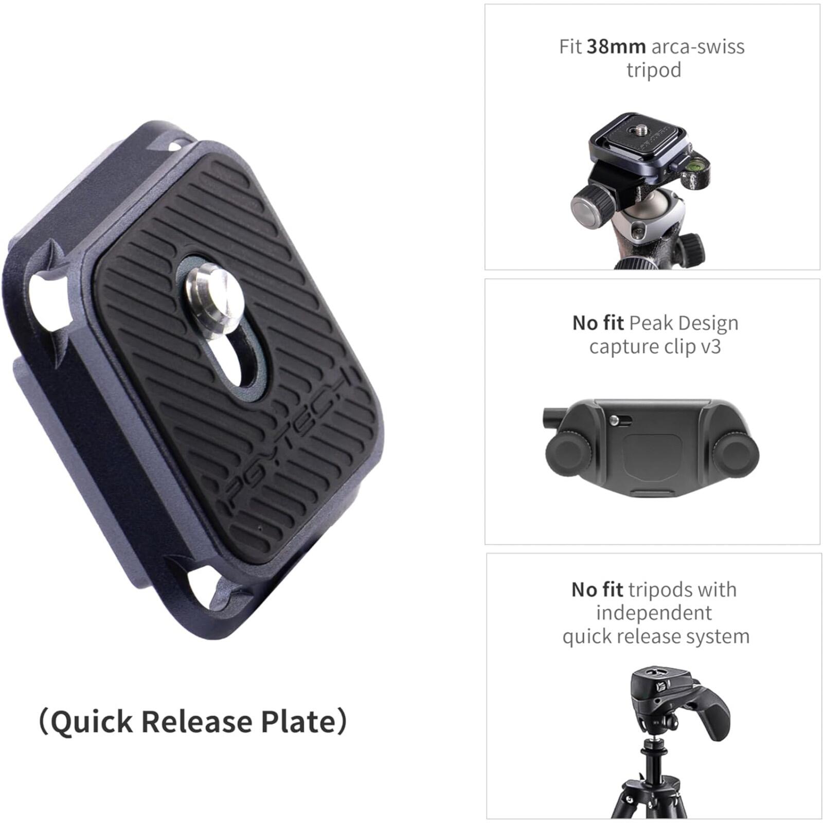 PGYTECH Quick Release Plate PCG013 Snaplock Camera Adaptor Arca